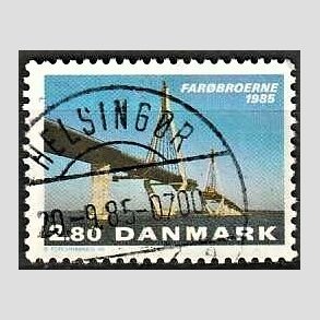 FRIM�RKER DANMARK | 1985 - AFA 833 - Far�broerne - 2,80 Kr. flerfarvet - Pragt Stemplet