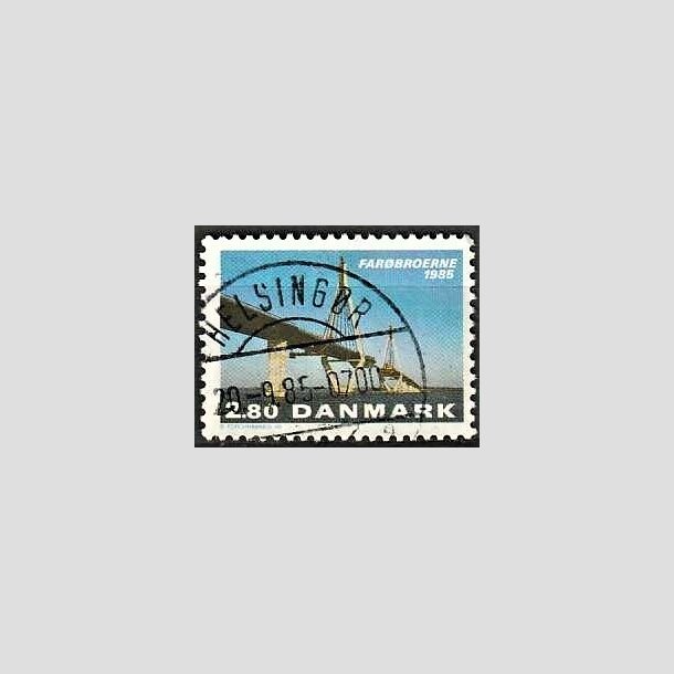 FRIMRKER DANMARK | 1985 - AFA 833 - Farbroerne - 2,80 Kr. flerfarvet - Pragt Stemplet