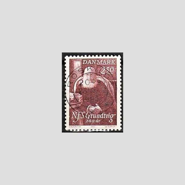 FRIMRKER DANMARK | 1983 - AFA 787 - N.F.S Grundtvigs - 2,50 Kr. rd - Pragt Stemplet