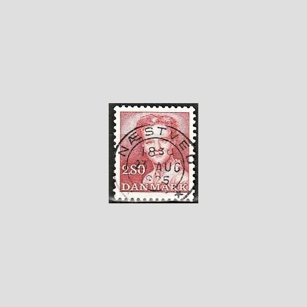 FRIMRKER DANMARK | 1985 - AFA 820 - Dronning Margrethe - 2,80 Kr. rd - Pragt Stemplet