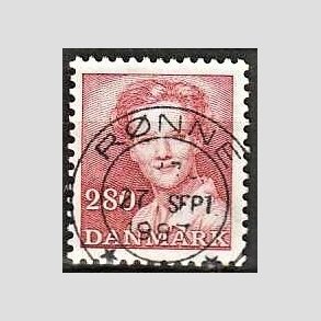 FRIMRKER DANMARK | 1985 - AFA 820 - Dronning Margrethe - 2,80 Kr. rd - Pragt Stemplet Rnne