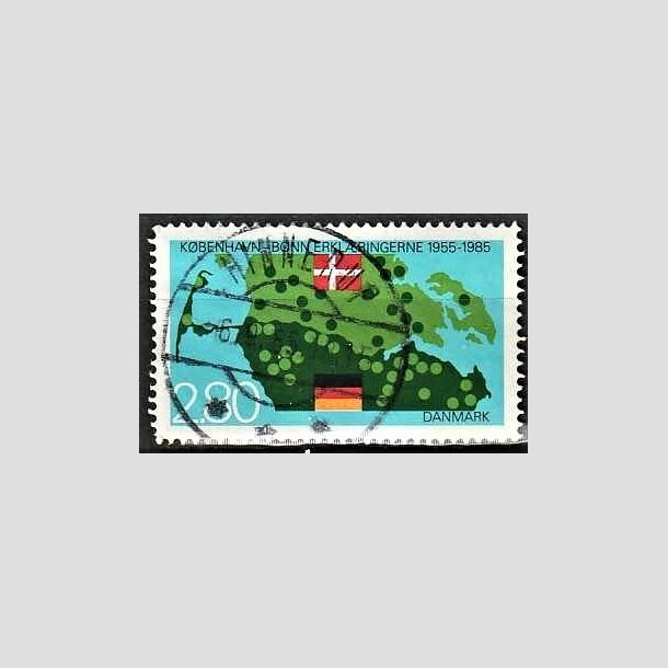 FRIMRKER DANMARK | 1985 - AFA 826 - Kbenhavn-Bonn - 2,80 Kr. flerfarvet - Pragt Stemplet