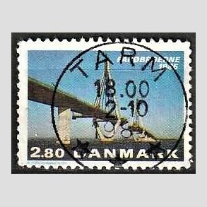 FRIM�RKER DANMARK | 1985 - AFA 833 - Far�broerne - 2,80 Kr. flerfarvet - Pragt Stemplet Tarm