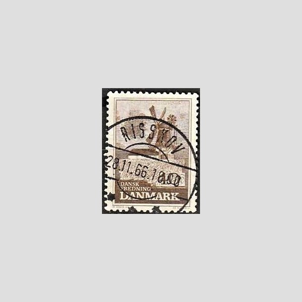 FRIMRKER DANMARK | 1965 - AFA 440 - Fredning - 40 re brun - Pragt Stemplet
