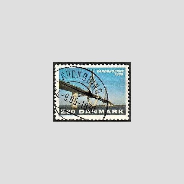 FRIMRKER DANMARK | 1985 - AFA 833 - Farbroerne - 2,80 Kr. flerfarvet - Pragt Stemplet