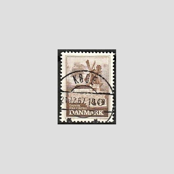 FRIMRKER DANMARK | 1965 - AFA 440 - Fredning - 40 re brun - Pragt Stemplet