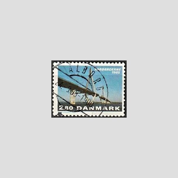 FRIMRKER DANMARK | 1985 - AFA 833 - Farbroerne - 2,80 Kr. flerfarvet - Pragt Stemplet