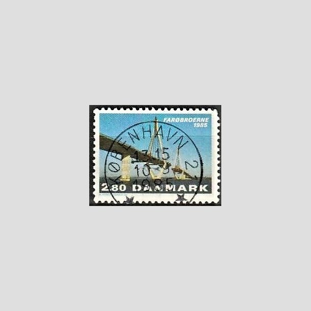 FRIMRKER DANMARK | 1985 - AFA 833 - Farbroerne - 2,80 Kr. flerfarvet - Pragt Stemplet