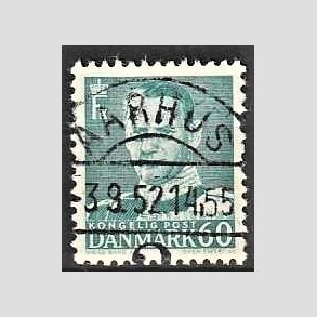 FRIMRKER DANMARK | 1948-50 - AFA 313 - Fr. IX 60 re blgrn - Lux Stemplet