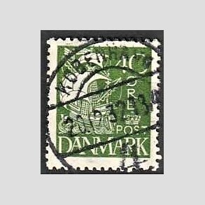 FRIM�RKER DANMARK | 1927 - AFA 174 - Karavel 40 �re gr�n - Lux Stemplet 