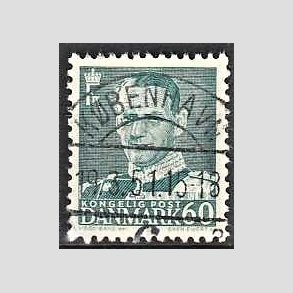 FRIMRKER DANMARK | 1948-50 - AFA 313 - Fr. IX 60 re blgrn - Lux Stemplet Kbenhavn