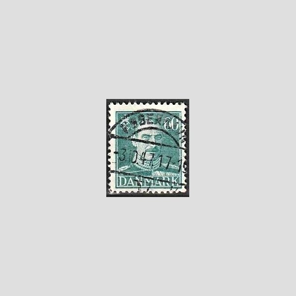 FRIMRKER DANMARK | 1944 - AFA 284 - Chr. X 60 re blgrn - Lux Stemplet 