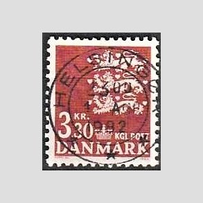 FRIMRKER DANMARK | 1981 - AFA 722 - Rigsvben 3,30 Kr. rdbrun - Lux Stemplet