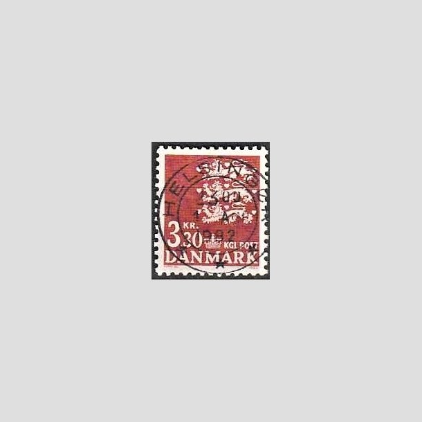 FRIMRKER DANMARK | 1981 - AFA 722 - Rigsvben 3,30 Kr. rdbrun - Lux Stemplet