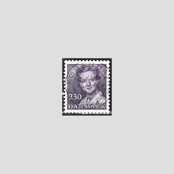 FRIMRKER DANMARK | 1982 - AFA 757 - Dronning Margrethe - 2,30 Kr. violet - Lux Stemplet