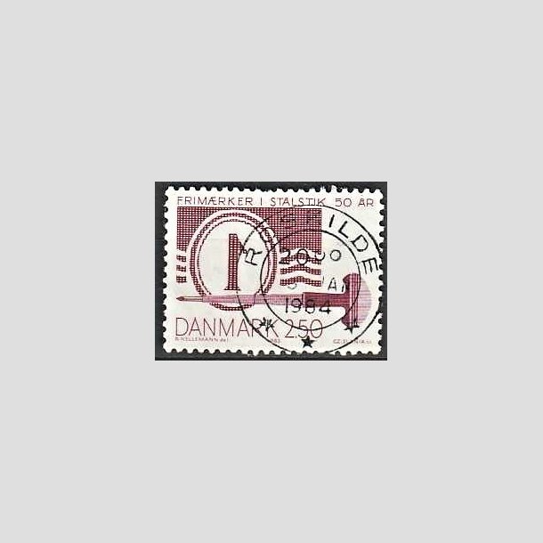 FRIMRKER DANMARK | 1983 - AFA 768 - Stlstik 50 r. - 2,50 Kr. brunviolet - Pragt Stemplet