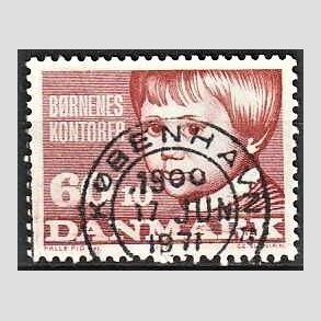 FRIMRKER DANMARK | 1971 - AFA 512 - Brnenes kontor - 60 + 10 re brunrd - Pragt Stemplet