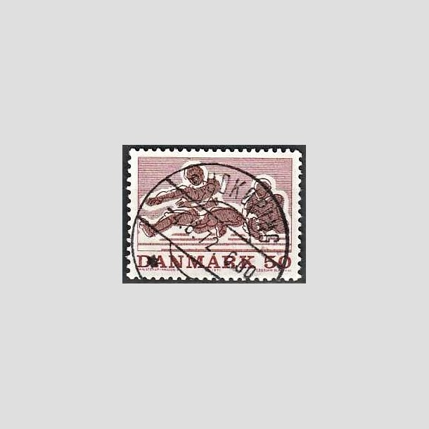 FRIMRKER DANMARK | 1971 - AFA 517 - Sportsudgave - 50 re rd/rdbrun - Lux Stemplet