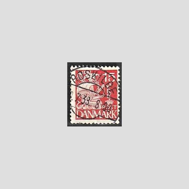 FRIMRKER DANMARK | 1937-40 - AFA 203a - Karavel 15 re rd Type II - Lux Stemplet 