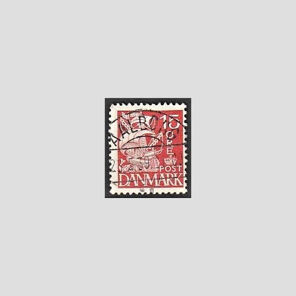 FRIMRKER DANMARK | 1937-40 - AFA 203b - Karavel 15 re rd Type IIA - Lux Stemplet 