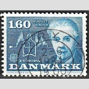 FRIM�RKER DANMARK | 1980 - AFA 696 - Europam�rker - 1,60 Kr. bl� - Pragt Stemplet Ry