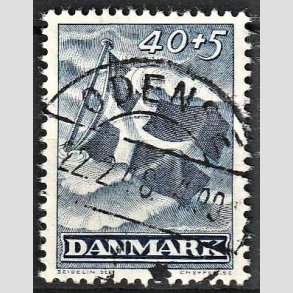 FRIMRKER DANMARK | 1947 - AFA 301 - Modstandsbevgelsen - 40 + 5 re bl - Lux Stemplet