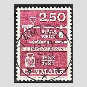FRIM�RKER DANMARK | 1983 - AFA 780 - M�ling og vejning - 2,50 Kr. r�d - Pragt Stemplet Vamdrup