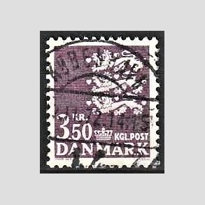 FRIMRKER DANMARK | 1972 - AFA 529 - Rigsvben 3,50 Kr. violet - Pragt Stemplet