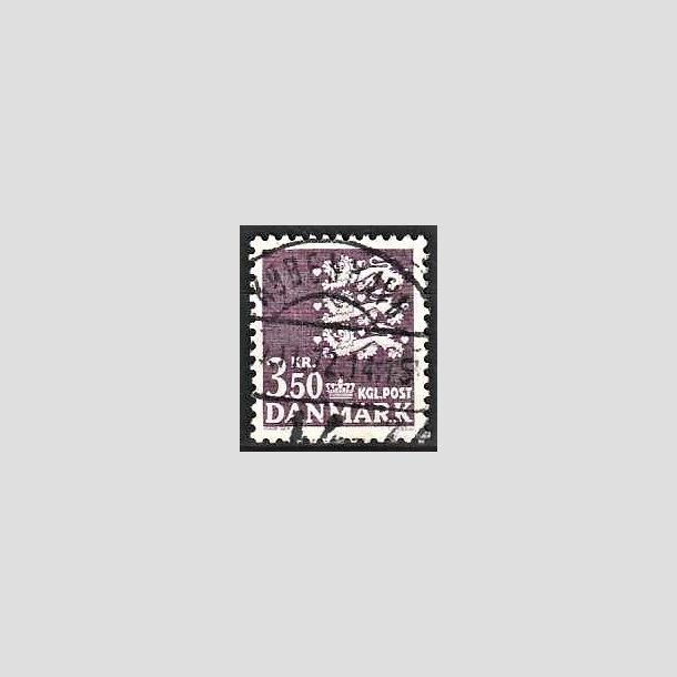 FRIMRKER DANMARK | 1972 - AFA 529 - Rigsvben 3,50 Kr. violet - Pragt Stemplet