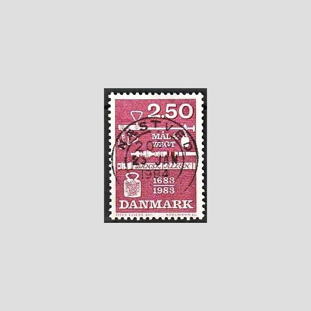 FRIMRKER DANMARK | 1983 - AFA 780 - Mling og vejning - 2,50 Kr. rd - Pragt Stemplet