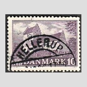FRIM�RKER DANMARK | 1944 - AFA 285 - Landsbykirker - 10 �re violet - Pragt Stemplet