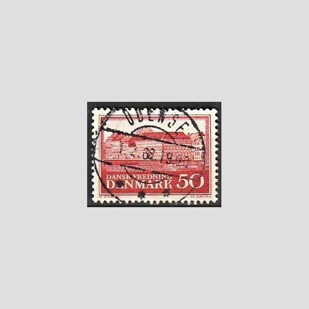 FRIMRKER DANMARK | 1957 - AFA 370 - Nationalmuseets 150 r - 30 re rd - Pragt Stemplet