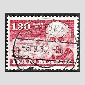 FRIMRKER DANMARK | 1980 - AFA 695 - Europamrker - 1,30 Kr. rd - Pragt Stemplet