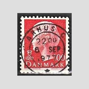 FRIMRKER DANMARK | 1976 - AFA 620 - Dronning Margrethe - 100 re rd - Pragt Stemplet