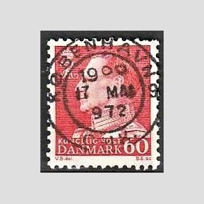 FRIMRKER DANMARK | 1967 - AFA 461 - Fr. IX 60 re rd - Lux Stemplet