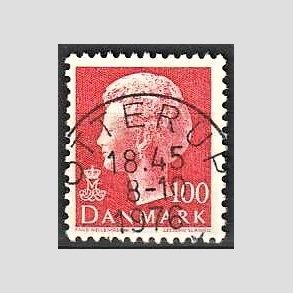 FRIMRKER DANMARK | 1976 - AFA 620 - Dronning Margrethe - 100 re rd - Pragt Stemplet