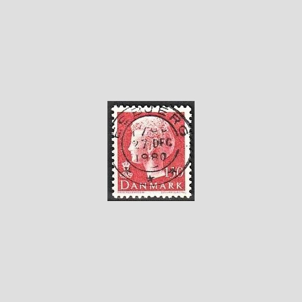 FRIMRKER DANMARK | 1979 - AFA 678 - Dronning Margrethe - 130 re rd - Pragt Stemplet