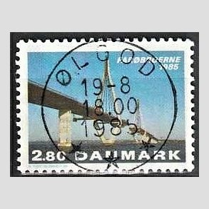 FRIM�RKER DANMARK | 1985 - AFA 833 - Far�broerne - 2,80 Kr. flerfarvet - Pragt Stemplet �lgod