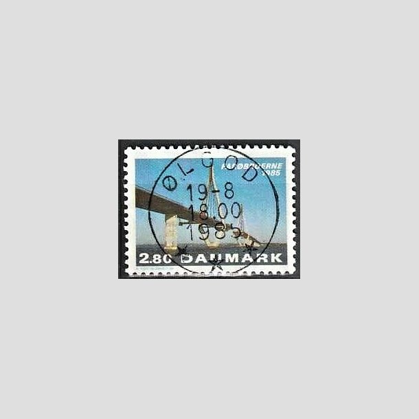 FRIMRKER DANMARK | 1985 - AFA 833 - Farbroerne - 2,80 Kr. flerfarvet - Pragt Stemplet lgod