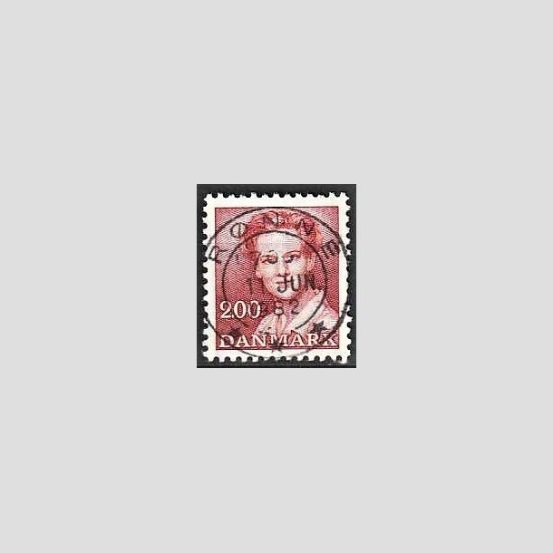 FRIMRKER DANMARK | 1982 - AFA 751 - Dronning Margrethe - 2,00 Kr. rd - Pragt Stemplet