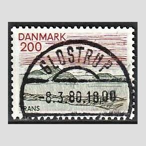 FRIM�RKER DANMARK | 1979 - AFA 688 - Nordjylland - 200 �re flerfarvet - Pragt Stemplet Glostrup