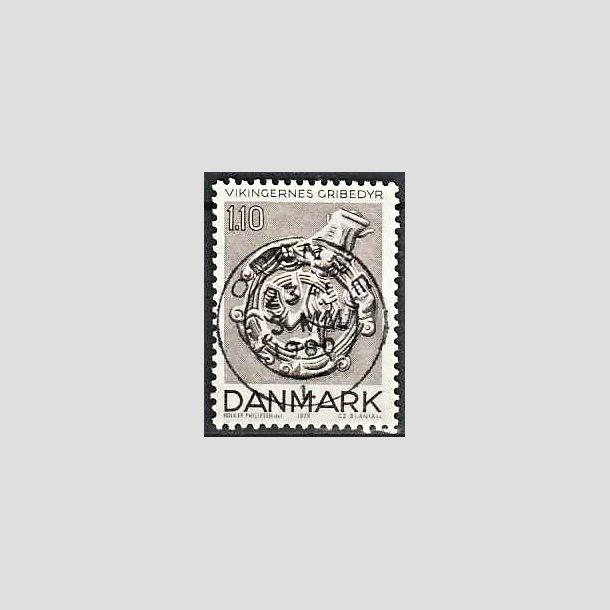 FRIMRKER DANMARK | 1979 - AFA 684 - Vikingetiden - 1,10 Kr. brun - Pragt Stemplet Odense