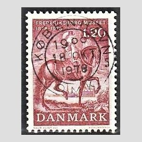 FRIM�RKER DANMARK | 1978 - AFA 656 - Frederiksborgmuseet 100 �r - 1,20 Kr. r�d - Pragt Stemplet