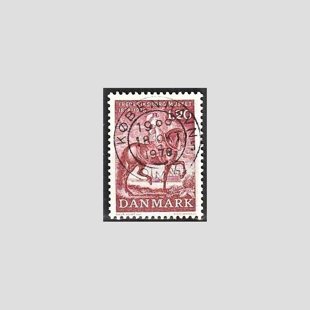 FRIMRKER DANMARK | 1978 - AFA 656 - Frederiksborgmuseet 100 r - 1,20 Kr. rd - Pragt Stemplet