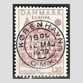 FRIM�RKER DANMARK | 1978 - AFA 658 - Europam�rker - 1,20 Kr. r�d - Pragt Stemplet