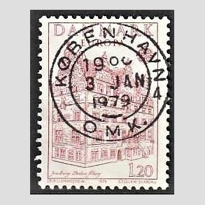 FRIM�RKER DANMARK | 1978 - AFA 658 - Europam�rker - 1,20 Kr. r�d - Pragt Stemplet