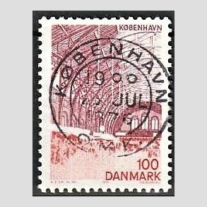 FRIM�RKER DANMARK | 1976 - AFA 615 - K�benhavn - 100 �re r�dlilla/r�d - Pragt Stemplet