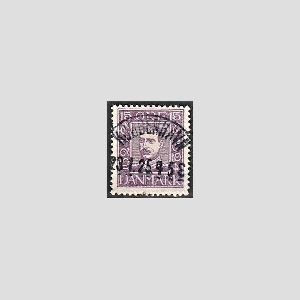 FRIMRKER DANMARK | 1924 - AFA 139 - 15 re violet - Lux Stemplet 