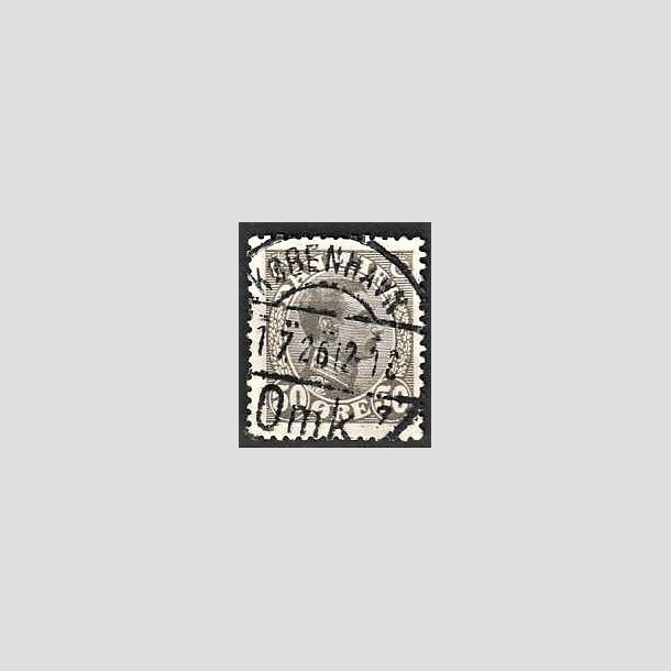 FRIMRKER DANMARK | 1921-22 - AFA 129a - Chr. X 50 re gr - Lux Stemplet Kbenhavn