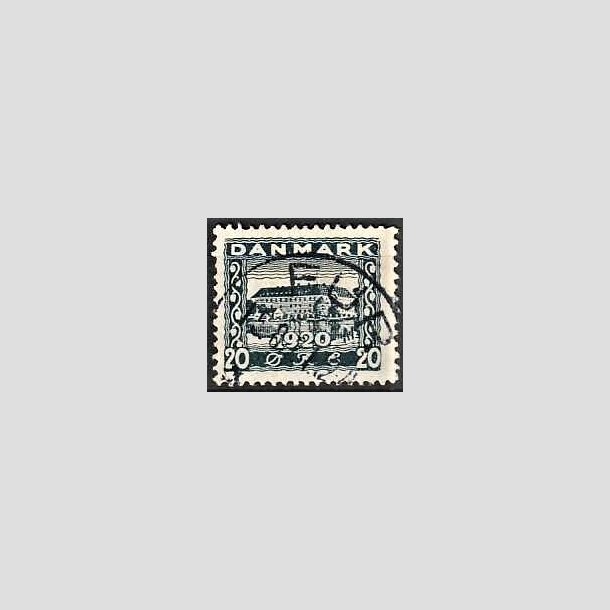 FRIMRKER DANMARK | 1920-21 - AFA 113 - Genforening 20 re bl - Lux Stemplet